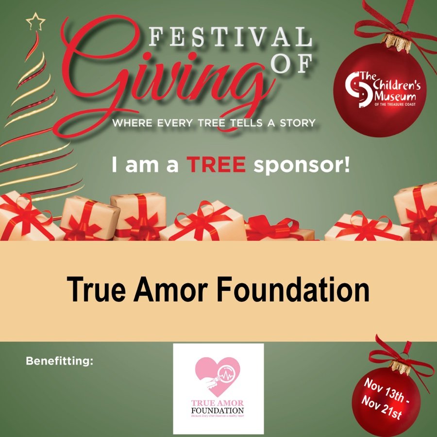 Festival of Giving: I am a TREE sponsor! True Amor Foundation, benefitting True Amor Foundation, November 13th to 21st